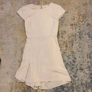 Cream Dress with back cutout